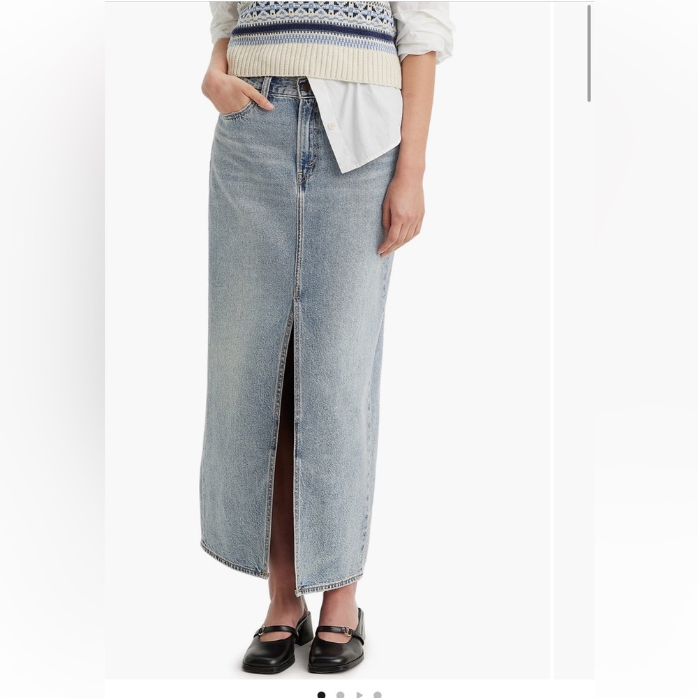 Levi’s Ankle Column Denim Skirt